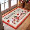 Christmas Floor Mat Outdoor Carpet Christmas Decor for Home 2025 Navidad Natal Santa Claus Door Mat Xmas Ornament New Year 2026