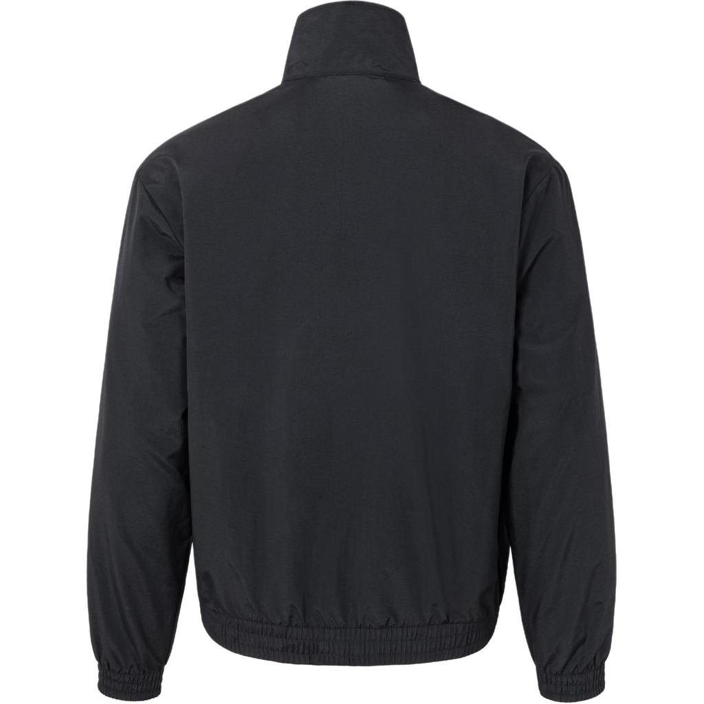 Adidas Originals Firebird Woven Stand Collar Retro Fashion Loose Versatile Logo Jacket Men Jacket Black KB2466