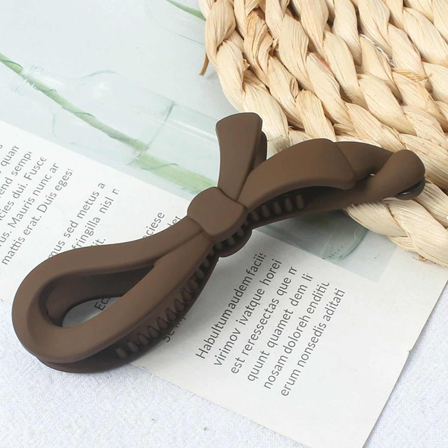 

Матовый винтажный зажим-банан для кудрявых длинных прямых коротких волос, краб, женский, для девочек, для укладки волос, держатель для хвостика, заколка-зажим