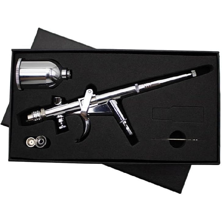 Uouteo Airbrush Trigger Gun Air Brush Gun with 0.3 Mm Needles 7CC &10 CC Cup for Painting