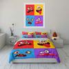 Cartoon Monster Decor Set Multiple Sizes Kid'S And Adults' Bedroom Exquisite 3Pc Bedding Set, Gift