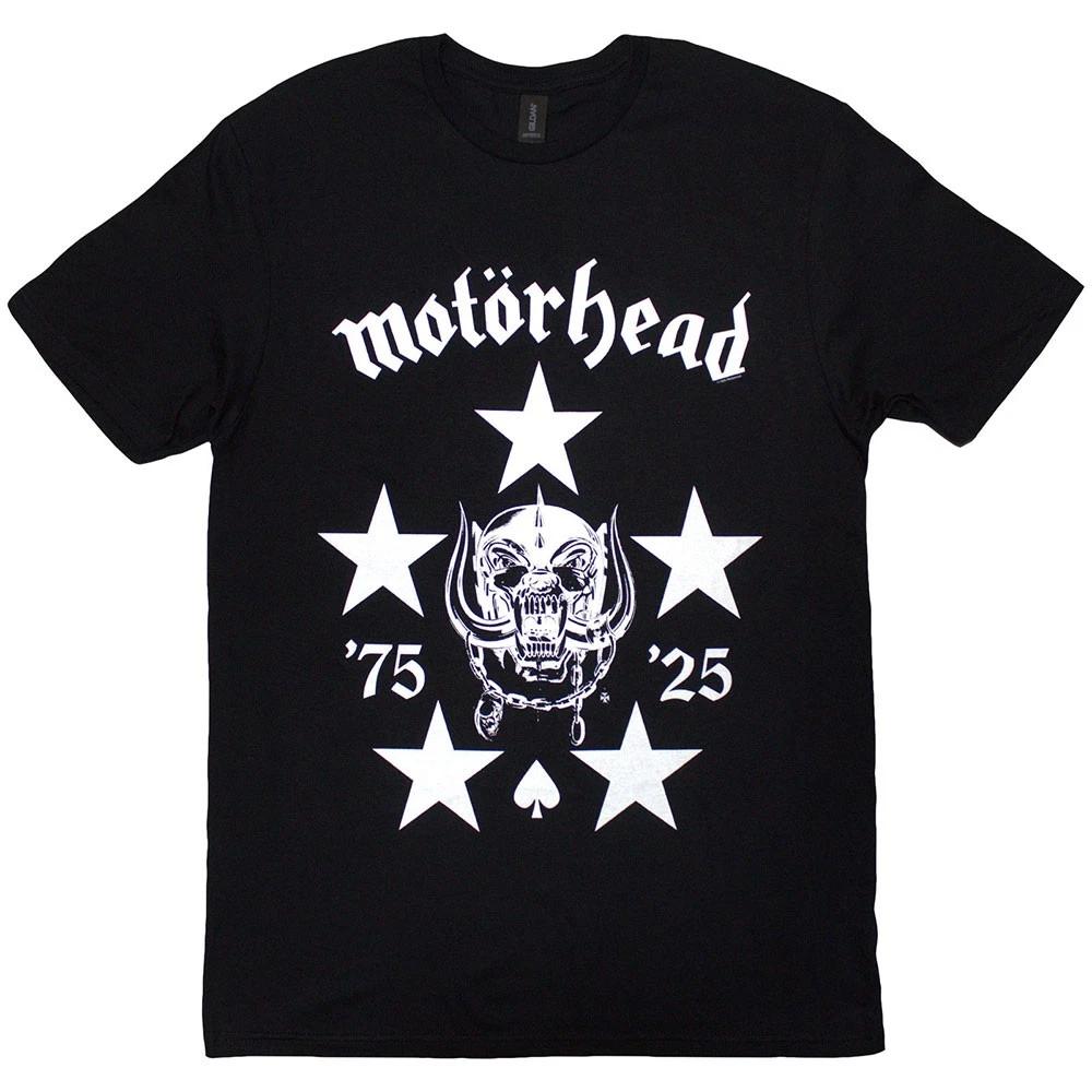 Motorhead Unisex T-Shirt: 50 Years BMG Logo (Black)