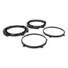 Headlight Mount Bracket Replacement for Wrangler JK 2007 2017 7 Inch Round Headlight Mounting Bracket Retaining Ring Set