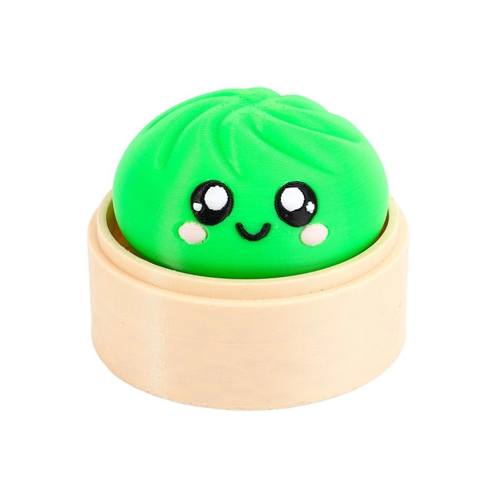 Pãozinho Macio Impresso em 3D Brinquedo para Alívio do Estresse Macio Aperta Brinquedo Sensorial Fidget para Ansiedade e Foco com Design de Rosto Fofo Material Durável