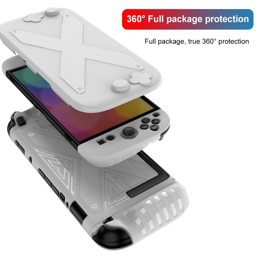 TPU+PC Hard Case Protection Hand Shell Handheld Game Console Case Full Protective Shell for Switch 2 Console Gaming Accessories