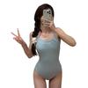 1111 popular swimsuit macaron racing swimsuit for women, solid color nylon swimsuit for women