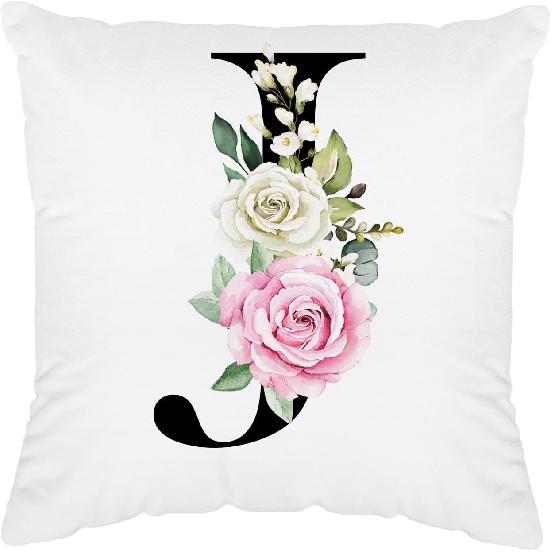 Initial Pillow Covers 18x18 - Monogram L Pillow Cover, Initial Letter Throw Pillow Cover, Monogram Pillow Case L, Monogrammed Gifts for Women, L
