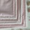 100% Cotton 40-Count Digital Print Korean Plaid Floral Fabric for Women's, Children's Clothing & DIY Projects