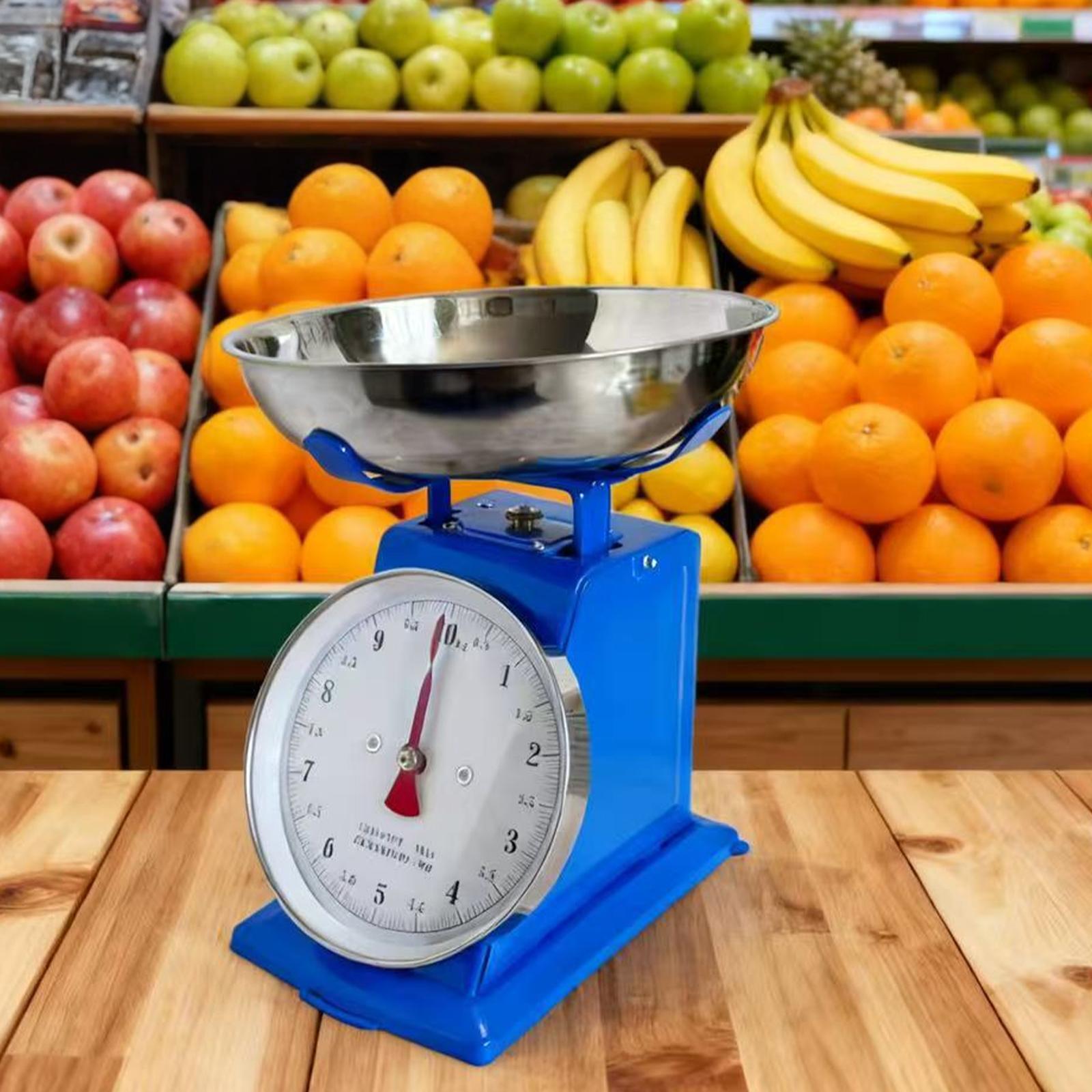 10Kg Mechanical Kitchen Food Scale with Removable Tray Vintage Mechanical Kitchen Scale for Farmhouse Decor & Meal Prep China Mainland