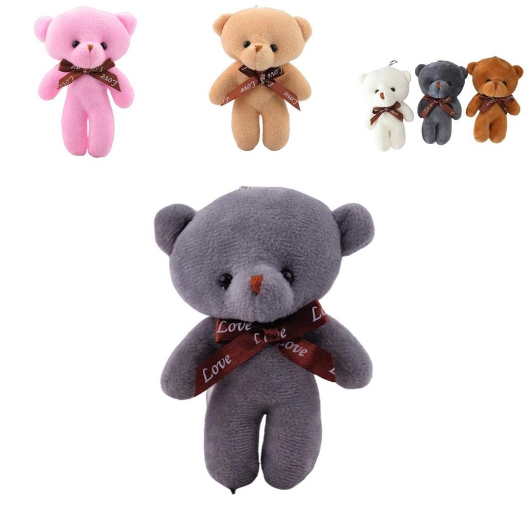 Plush Bear Teddy Toy Keychain Keyring Pendant Stuffed Doll Gift Kids Girlfriend