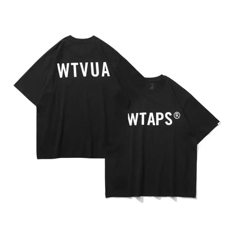 T-shirt Men Women Japanese Wtaps Fashion Print Cotton Oversized Brand Tshirt Short Sleeve T Shirt Streetwear Tops Tee Clothing