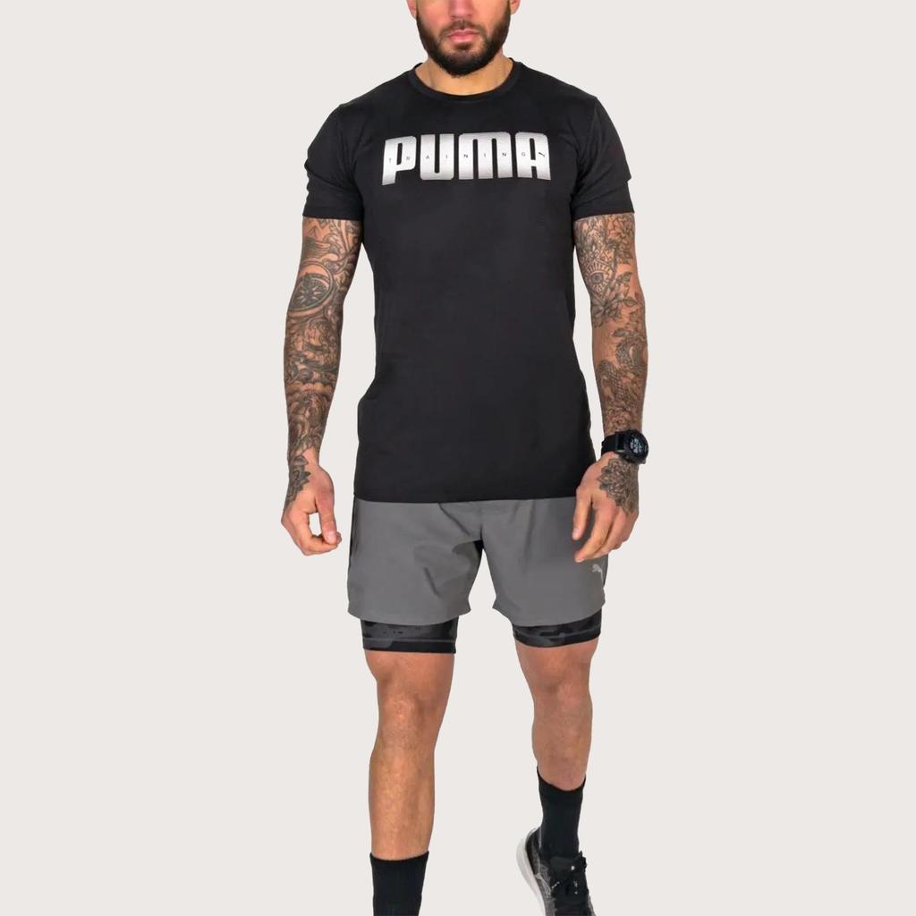 PUMA T Shirts Men's Crew Neck Moderate Straight Fit 520484-01