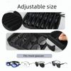 Portable Glasses Case 4/5/7/8 Slots Travel Sunglasses Organizer Sunglasses Cases  For Women Men