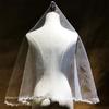 Short Bridal Lace Veil for Photo Studio or Wedding Dress Shop