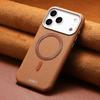 Trendy Matte PC For Magsafe Phone Case For iPhone 17 16 15 14 13 Pro Max Magnetic Wireless Charge Metal Button Shockproof Cover
