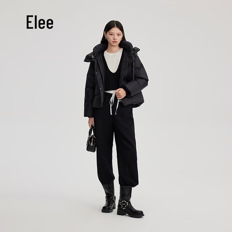 Ailaiyi Women's Short Detachable U-Pillow Down Jacket