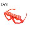 Glow In The Dark Glasses Fun Sunglasses LED Light Up Heart in Party Eyewear for Concerts Nightclubs Raves Lightweight Illuminated Shades