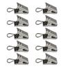 100Pcs Stainless Steel Drapery Crocodile Clip Hanging Drapes Clamp  Display Photos