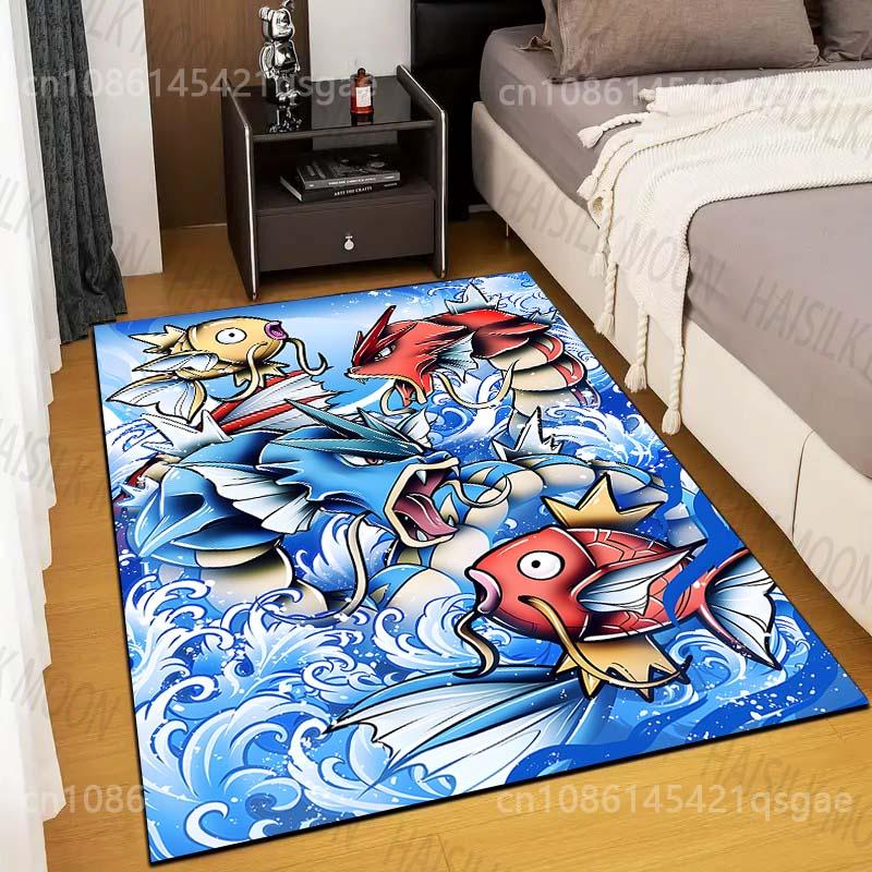 

1PC Pokémon Gyarados Print Rug Carpet for Living Room Children Bedroom Mat Sofa Doormat Floor Rug Home Decor Anti Slip Mat Gfits 80x120cm (31x47in)