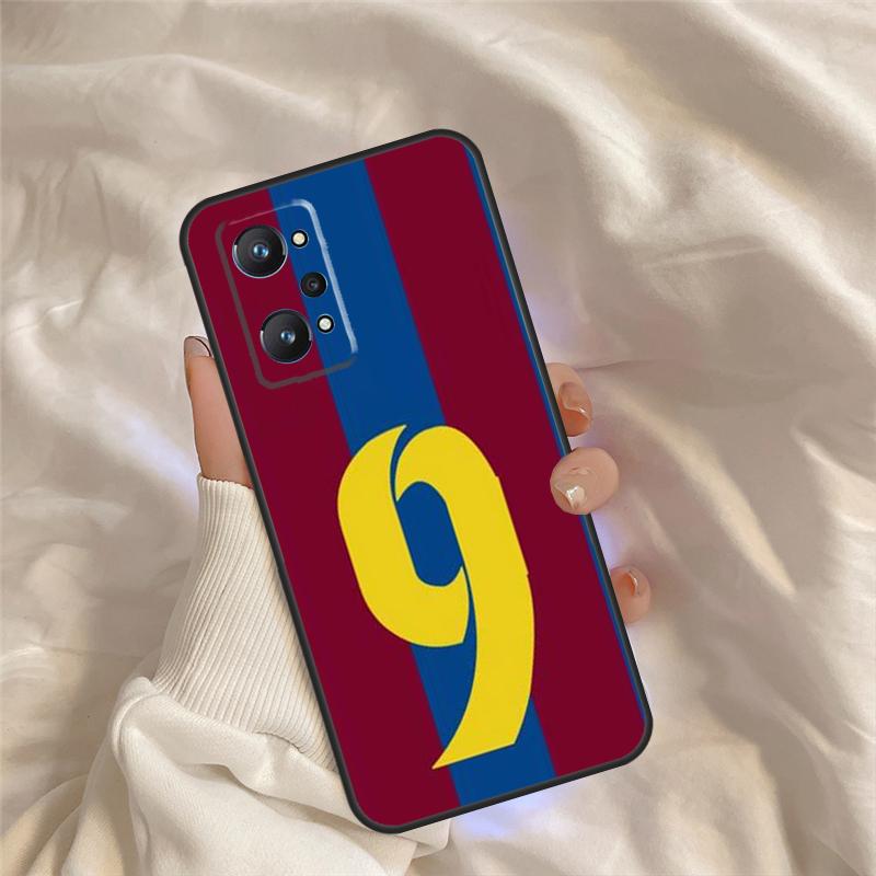 Number 10 Football For Realme C55 C35 C33 C31 C30 C25 C21Y C15 C11 GT Neo 5 3 2 Realme 9 10 11 Pro Plus Case