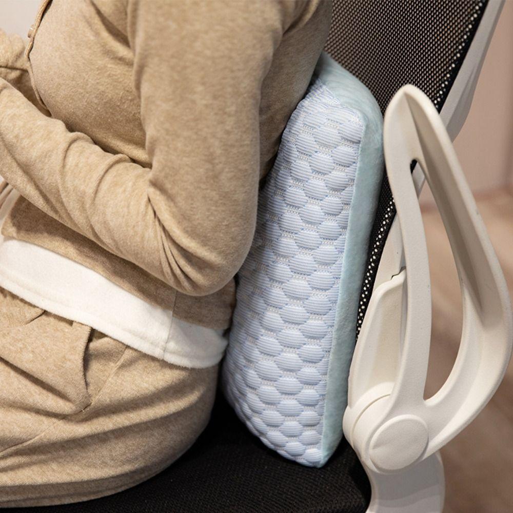 Slow Rebound Ice Silk Pillow Soft Material Students Pillow Practical Summer Sleeping Mat  Bed Use