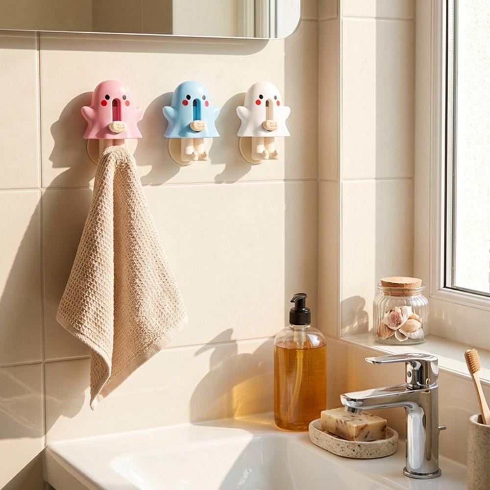 Retractable Cute Box Hook Cutter Punch-free Adhesive Storage Hook Kawaii Box Opener Warehouse