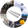 2-Pack 1M Silver 4080 T-Slot Aluminum Profiles, 6063 Aluminum Alloy Extrusion, 100x80x40mm Structural Framing, Industrial Rails
