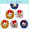 30cm Luxurious Christmas Wreath With Gorgeous Butterfly Ribbon For Elegant Holiday Decor