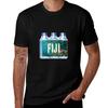FIJI WATER SECHS PACK T-Shirt Einfaches Lässiges Kurzarm-T-Shirt