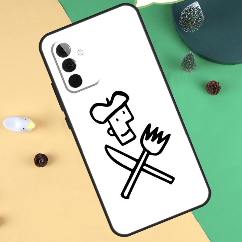 Cooking Chef Case For Samsung Galaxy A55 A35 A25 A15 A51 A71 A12 A32 A52 A13 A33 A53 A54 A34 A14 Cover