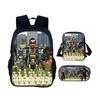 Toilet Man Primary and Secondary School Students' Three-piece Backpack Set 27