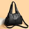 High Quality Leather Handbags for Women Female Shoulder Crossbody Messenger Bags Luxury Designe Ladies 2 Layers Tote Sac A Main