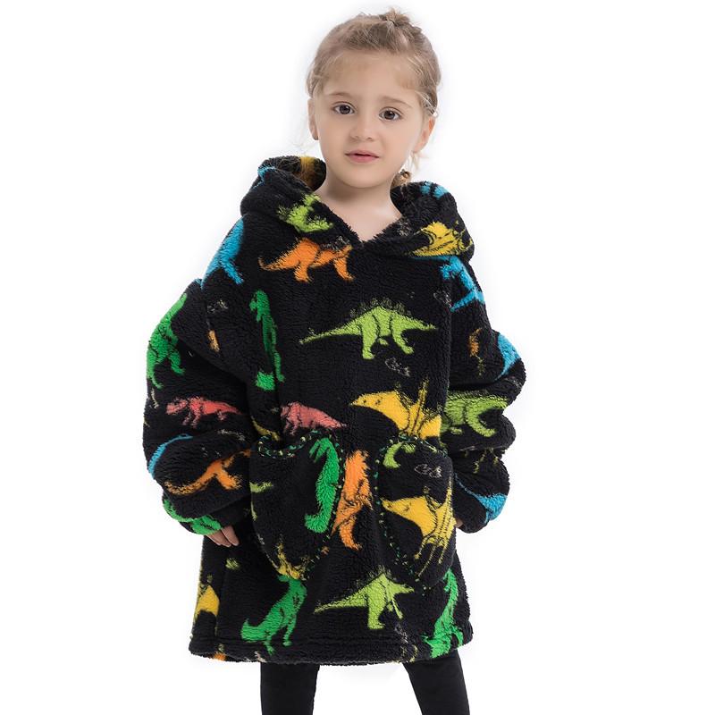 Herbst/Winter Übergröße Kapuzen-Decke - Unisex, Warm, Lockere Passform für Paare
