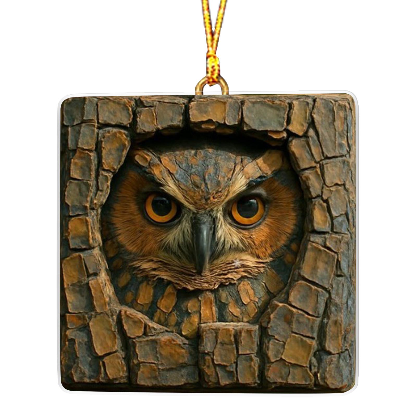 

Украшения, Акриловые украшения, Узоры с совами, Подарки с совами One Size