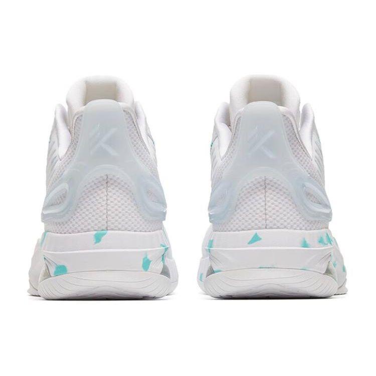 Anta KT3 Thompson Fabric Synthetic Leather Team 2nd Generation Non-Slip Wear-Resistant Low-Top Basketball Shoes Men Sneaker White Blue 112311605-1