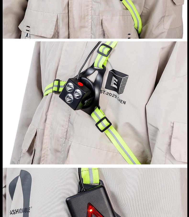 2020 USB Rechargeable Chest Light for Outdoor and Night Running