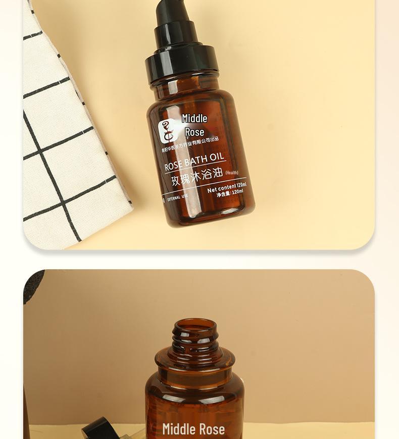 Nourishing Rose Body Bath Oil with Long-Lasting Fragrance