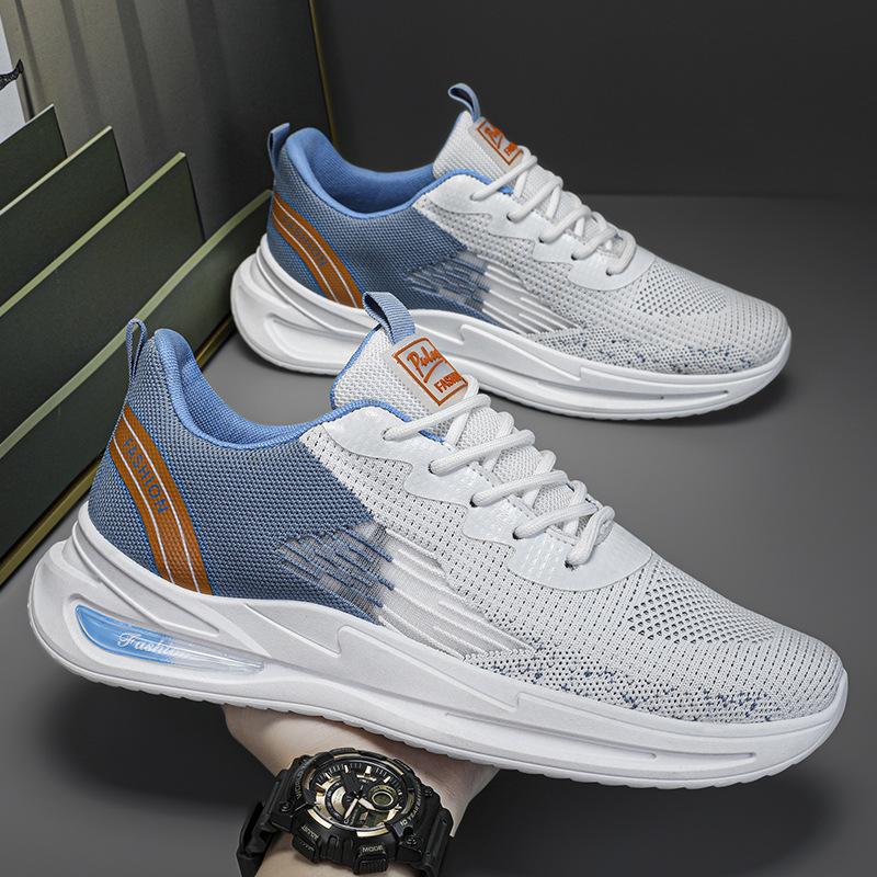 

Mesh breathable 2025 spring and autumn men s shoes men s casual sports shoes ultra-light soft sole rebound shock absorption running shoes mesh surface 39