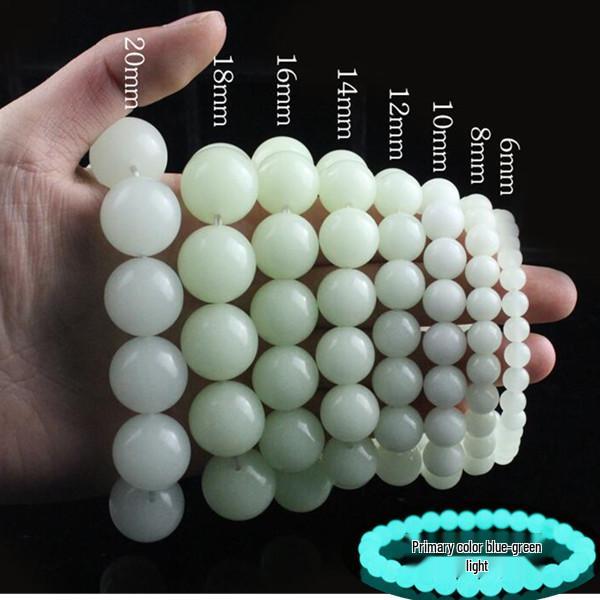 

Glow-in-the-Dark Luminous Couple Bracelet - Night Pearl Fluorescent Stone for Men and Women
