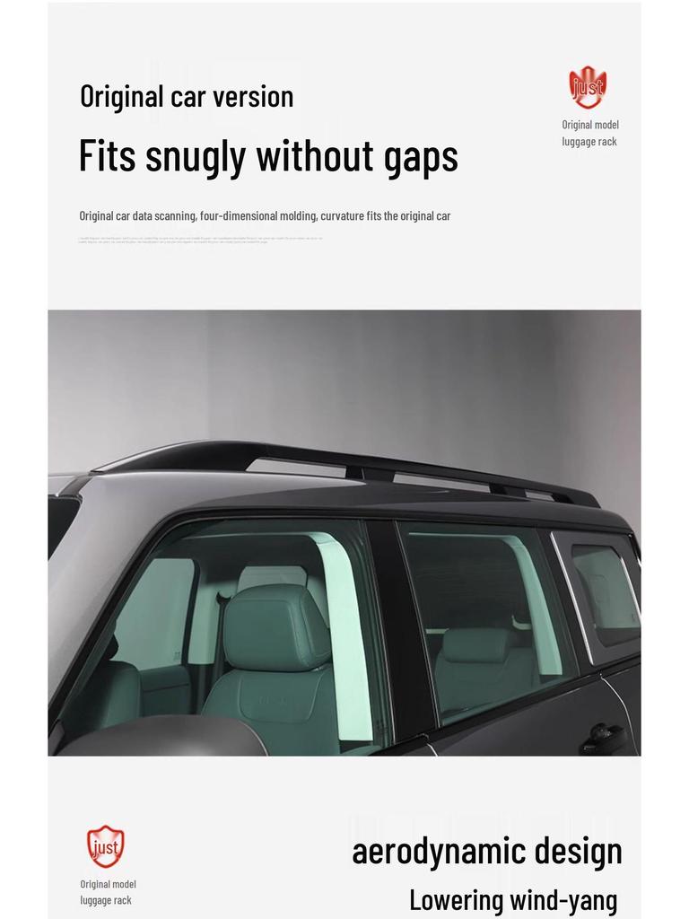Upgraded Aluminum Alloy Roof Luggage Rack for BJ40 (Low to High Configuration)