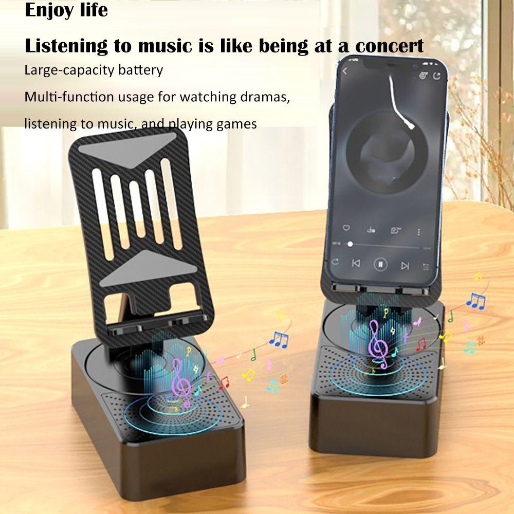 HD Sound Handyhalter mit Lautsprecher Faltbare Handyhalterung Neu Bluetooth Audio Handyhalter