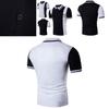 Premium Quality Summer Men's Stylish Casual T-shirts Slim Fit Short Sleeve Polo Shirt Tops Perfect For Everyday Wear