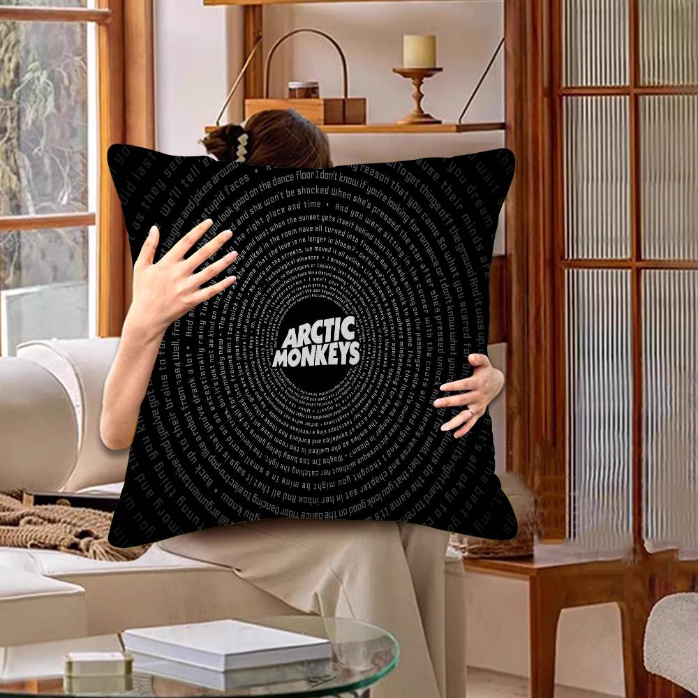 A-Arctic M-Monkeys Band Singer Retro Pillow Cushion Cover Pillowcase Living Room Sofa Home Decor Customized