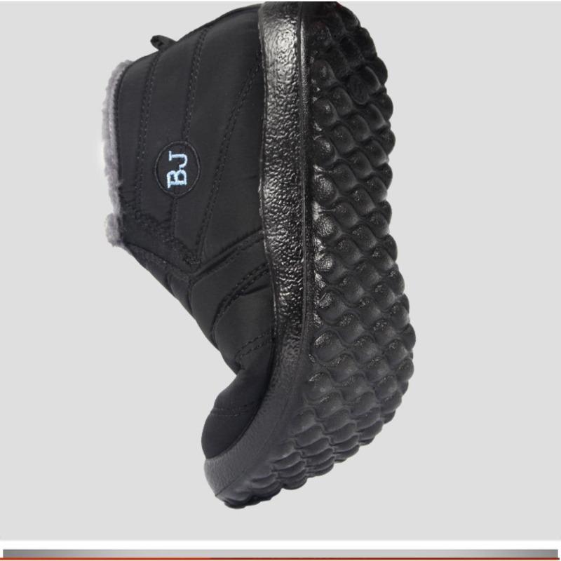 Ultra Warm Winter Boots - Anti Slip Thick Sole, Arctic Grade Insulated Snow Boots, Low Heel, Round Toe, Outdoor Hiking Solid Color, Hiking Boots