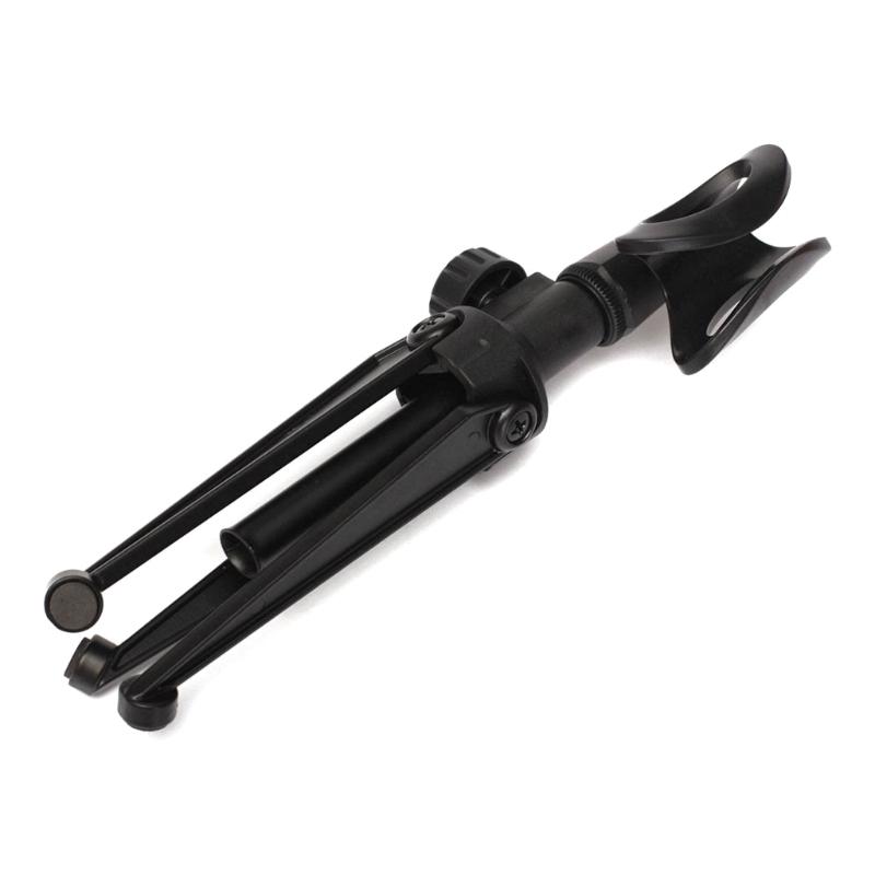 Portable Mic Tripod Stand For Studio Broadcasting Online Meetings Stable Plastic Metal Base HandsFree Mounting System