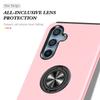 For Samsung Galaxy S24 FE Case PC+TPU Phone Cover with Rotatable Ring Holder