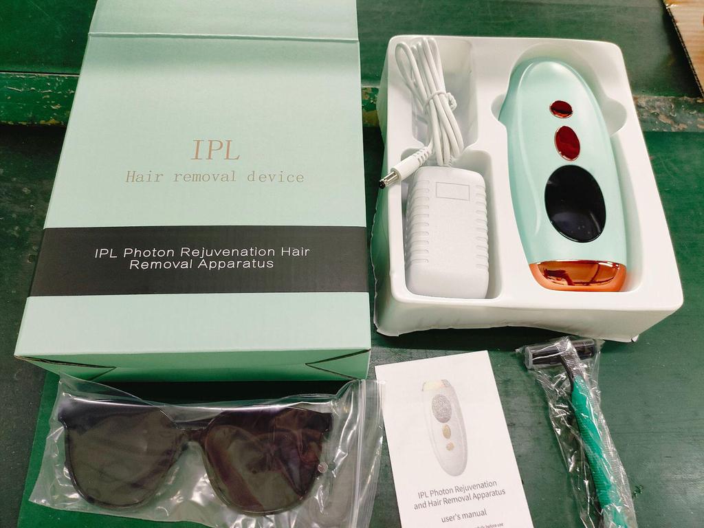 IPL Laser Hair Removal and Photorejuvenation Device - Portable, Painless Hair Removal System