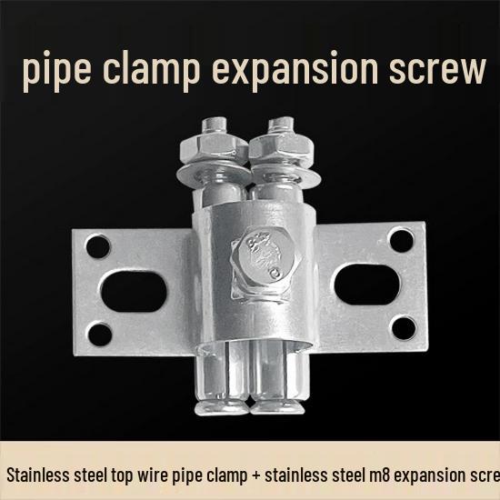 Stainless Steel Double U-Shaped Clamp for Delivery Bed/Galvanized Greenhouse Hose Tube Fastener