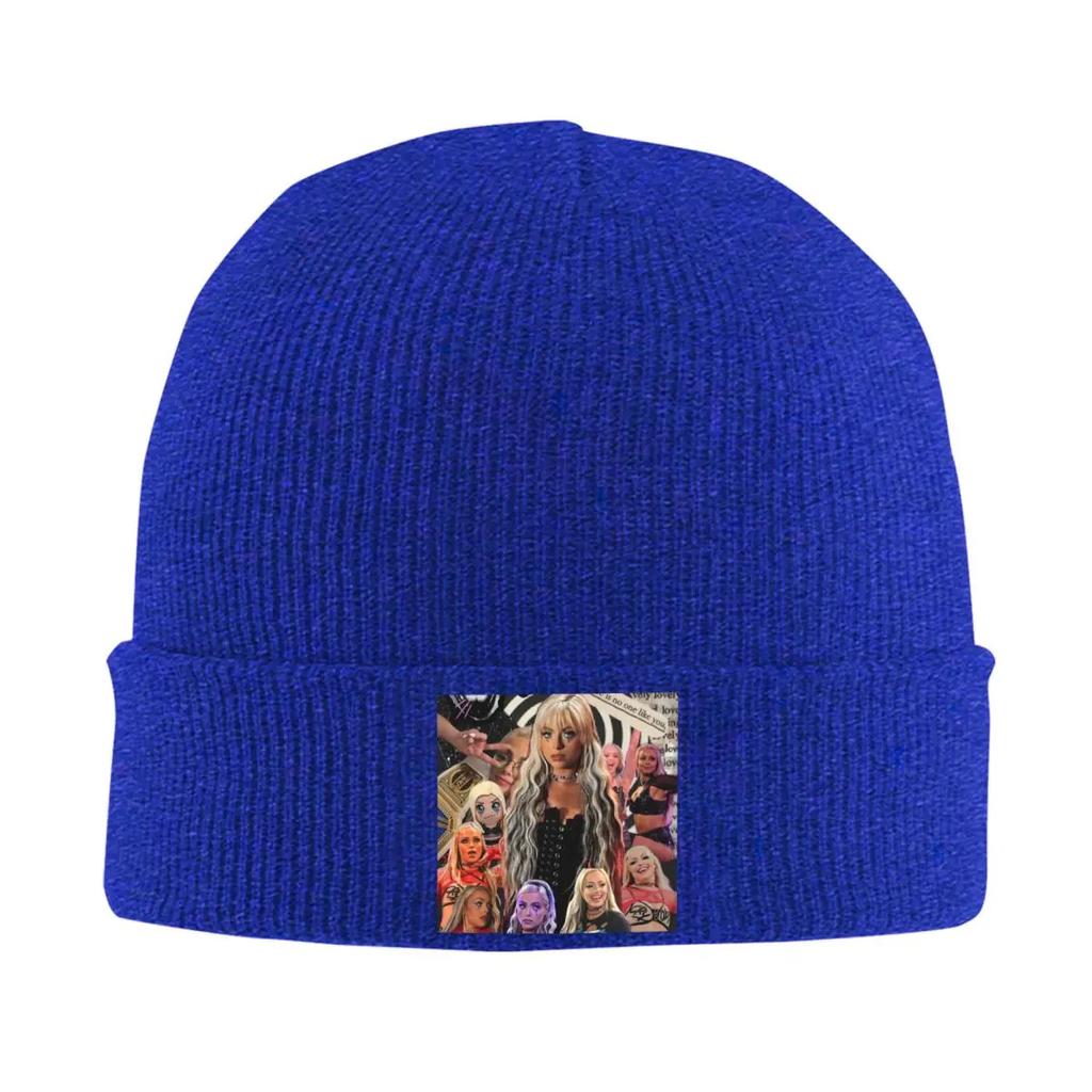 Liv Morgan Warm Knitted Cap Fashion Bonnet Hat Autumn Winter Outdoor Beanies Hats for Unisex Adult