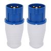 2Pcs Industrial Power Plug 3Pin SinglePhase ExplosionProof Waterproof 16A 3 Hole 220250V